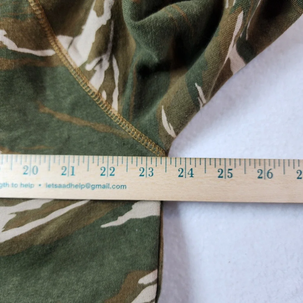 Levis Mens Camo Crewneck Sweatshirt XL 2013 Granola Earthy Streetwear Sporty y2k
